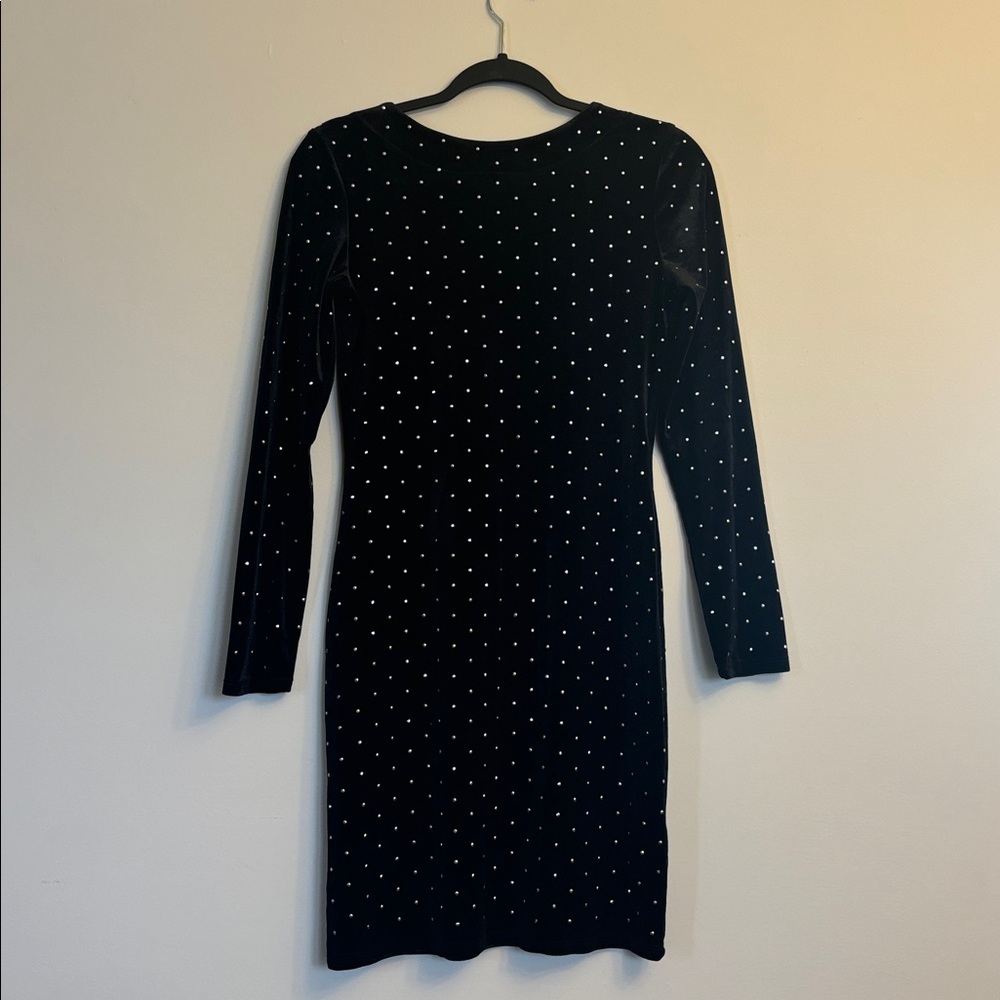 H&M Black Dress with Silver Studs